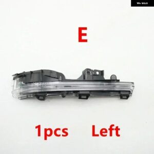 LHD 車用バックミラー カバー ウィンカーライト フレーム レクサス ES200 ES250 ES300H ES350 2018-2024 UX200 UX260 2019-2024 - 1pcs E Left