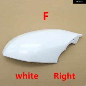 LHD 車用バックミラー カバー ウィンカーライト フレーム レクサス ES200 ES250 ES300H ES350 2018-2024 UX200 UX260 2019-2024 - 1pcs F Right white