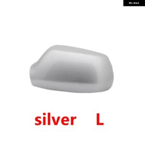 車用バックミラー カバー フレーム ガラスレンズ マツダ3 BK M3 2003 - 09 - 1pcs silver L