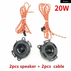 シトロエン C3 C4 C8 プルリエル プジョー RCZ 206 406 307 308 408 3008 508 407 301 車ツイーター スピーカー アクセサリー 6562C7 - 2pcs with cable