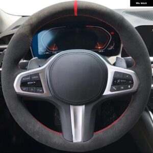 滑り止めスエードカー ステアリングホイール カバー BMW M スポーツ G30 G31 G32 G20 G21 G11 G12 G14 G15 G16 X3 G01 X4 G02 X5 G05 X7 G07 - style 7