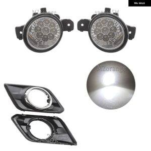 フォグランプ 日産 X-TRAIL T32 X TRAIL ROGUE 2014-2016 ヘッドライト LED フォグランプ スイッチ ハーネス カバー グリル フォグランプ アセンブリ - LED and Covers