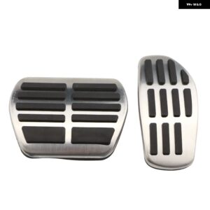 ルノー クリオ V ルーテシア 三菱 コルト 2020 2021 2022 車用フットペダル ガス アクセル ブレーキ ステンレス 滑り止めペダル - 2 pcs