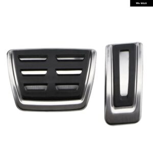 AT MT車用フットペダル フォルクスワーゲン VW UP E-UP シュコダ シティゴ SEAT MII 2011~2022 ガスアクセル ブレーキ ステンレス ペダル パッド - 2 pcs