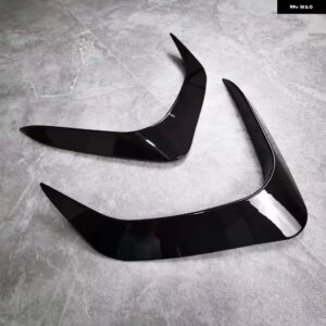 BMW X1 U11 IX1 M スポーツ 2023 2024 車用 フロント バンパー リップ スプリッター サイド エアベント インテーク フォグランプ フレーム スポイラー グロ - Glossy Black