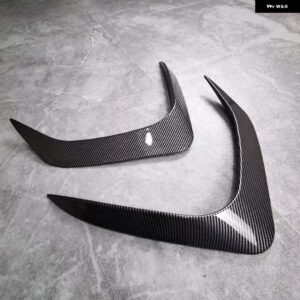 BMW X1 U11 IX1 M スポーツ 2023 2024 車用 フロント バンパー リップ スプリッター サイド エアベント インテーク フォグランプ フレーム スポイラー グロ - Carbon Look