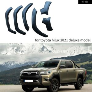 マッドガード フェンダーフレア ホイールアーチ トヨタ ハイラックス レボ 2015-2020 2021-2023 モデル 4X4 車用カーパーツアクセサリー 6個 - 2021-2023