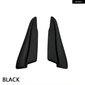 汎用 カーリア バンパー スポイラー ディフ??ューザースプリッタースクラッチ プロテクター ゴルフ 5 6 テスラ モデル3 アウディ A3 パサート B8 プジョー 2 - black