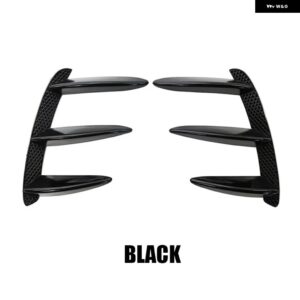 メルセデス ベンツ アクセサリー 2013-2018 W176 A200 A250 A260 A45 AMG ハッチバック カー リア バンパー エアインテークベント カナード スプリット - Dark Grey