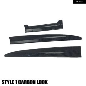 車用 汎用 リアウイング トランク ルーフスポイラー セダン ハッチバック DIY長さ BMW E90 E60 E36 アウディ A3 A6 C7 パサート B8クリオ4 - Style 1 carbon Look