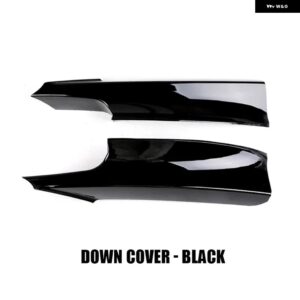 BMW アクセサリー 3シリーズ F30 F31 F35 Mスポーツ 320I 325I 328I 335I 2012-2019 フォグランプ カバー トリム フロント カナード スプリッター ボディ - Down cover Black