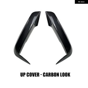 BMW アクセサリー 3シリーズ F30 F31 F35 Mスポーツ 320I 325I 328I 335I 2012-2019 フォグランプ カバー トリム フロント カナード スプリッター ボディ - Up cover Carbon