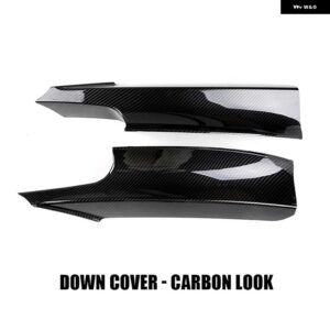 BMW アクセサリー 3シリーズ F30 F31 F35 Mスポーツ 320I 325I 328I 335I 2012-2019 フォグランプ カバー トリム フロント カナード スプリッター ボディ - Down cover Carbon
