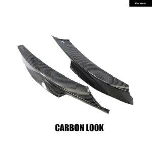 BMW アクセサリー 3シリーズ E90 E91 328I 325I LCI M-TECH SPORTS 2009 - 12 フロントスプリッター バンパー リップカバー カーボンロー - Carbon Look