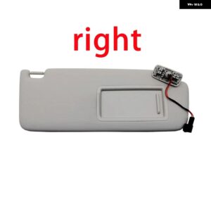 車内サン バイザー 左 ミラー 付き オート VW パサート B8 ゴルフ 7 スポーツバン シュコダ オクタビア 2015 - 2019 - Grey Right