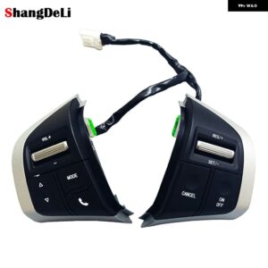 ステアリングホイール クルーズ コントロール スイッチ オーディオ ボリューム ボタン ISUZU D-MAX 2015 - 19 MU-X CHEVY DMAX 2019 - For dmax