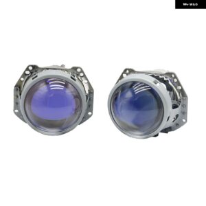 3.0インチ H4 バイ キセノン プロジェクターレンズ HELLA RETROCAR ヘッドライト D2S D2H キセノン キット バルブ カー アセンブリ ヘッドランプ カスタム - Blue Coating lens