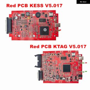 2024 オンライン 2.80 EU レッド KESS V5.017 OBD2 マネージャーリマップキット KTAG V7.020 車 ECU チップチューニング KESS 5.017 KTAG 7.020 - KESS KTAG