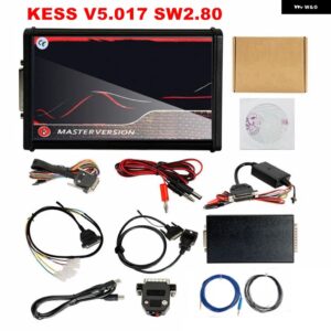 2024 オンライン 2.80 EU レッド KESS V5.017 OBD2 マネージャーリマップキット KTAG V7.020 車 ECU チップチューニング KESS 5.017 KTAG 7.020 - KESS 5.017