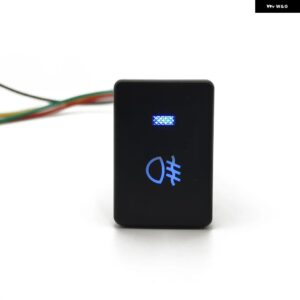 車用リア フォグランプ スイッチ ボタン ワイヤー付き 三菱 アウトランダー 2013 - 20 - Blue Light