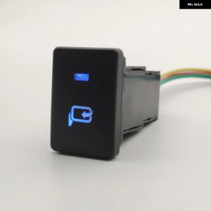 12V LEDライトライトスイッチ ウィング バックミラー スイッチ コネクタ レトロスイッチ 33X22MM トヨタ ランドクルーザー ヤリス RAV4 - Blue Light