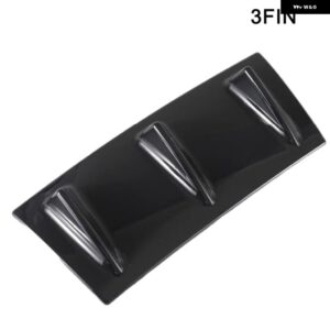 汎用 カーリア バンパー 3/5 シャークフィン ディフューザー スポイラー プロテクター ベンツ W213 W211 W212 ダチア ダスター ホンダ CR-V シート レオン - 3 Fin