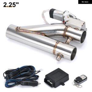 汎用 ステンレス 304 2.0インチ 2.25インチ 2.5インチ 3インチ デュアル バルブ 電動排気ダウン パイプ カットアウト リモートワイヤレスアクセサリ付き - 2.25 inch EMP85