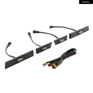 4個 車用フロントフード グリル LEDライト ホワイト/ アンバー ライト ハーネス 付き トヨタ タンドラ 2018-2021 - Amber Light2