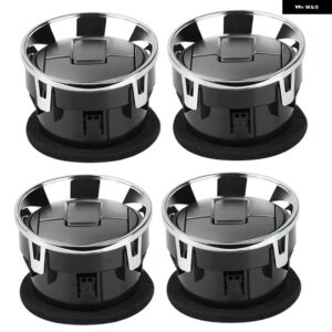 車用 ダッシュボード エアベント FORD F-150 2009-2014 LOBO 2009-2014 エアコン 吹き出し口 CL3Z19893EA - SilverBlack 4Pcs