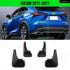 レクサス NX200 NX300 2017 - 21 フェンダー マッドガード ガード スプラッシュ カーアクセサリー - NX300 2017-2021