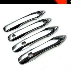 2022年式 トヨタ ノア ヴォクシー 90系 外装 ドアハンドル デコレーションカバー キャップオーナメント ABSクローム - Silver