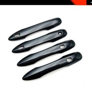 2022年式 トヨタ ノア ヴォクシー 90系 外装 ドアハンドル デコレーションカバー キャップオーナメント ABSクローム - CARBON