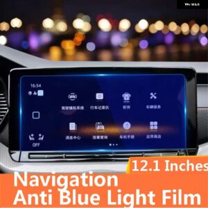 シュコダ オクタビア プロ A8 2021 2022 ナビゲーション強化フィルム 中央 制御 スクリーン フィルム HD アンチブルーフィルム プロテクター - Navigation Blue Film