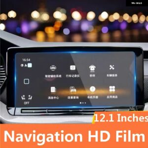 シュコダ オクタビア プロ A8 2021 2022 ナビゲーション強化フィルム 中央 制御 スクリーン フィルム HD アンチブルーフィルム プロテクター - Navigation HD Film