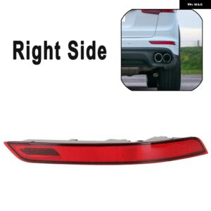 ポルシェ カイエン 2015-2017 リア バンパー テールライト ブレーキ ウィンカーランプ リアフォグ リフレクター 95863110510 95863110610 - Right