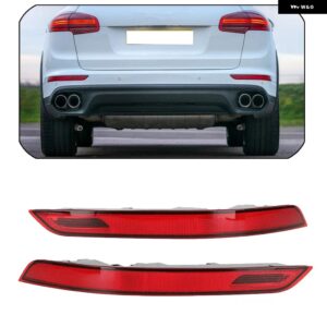 ポルシェ カイエン 2015-2017 リア バンパー テールライト ブレーキ ウィンカーランプ リアフォグ リフレクター 95863110510 95863110610 - 1 Pair