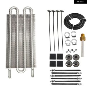 8列6列4列アルミリモートトランス ミッション オイルクーラー オート マニュアル ラジエーター コンバーターキット - 4 Row Silver