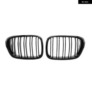 BMW 5シリーズ E39 525I 528I 530I 540I M5 1999-2003 フロント バンパー レーシング グリル キドニー グリル マットブラック/グロスブラック - Gloss Black