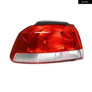 VW ゴルフ MK6 ゴルフ 6 ハッチバック 2009 2010-2013 車用 テールライト テールライト リア リバース ドライビングサイドランプ バルブ 無 - Outside Left