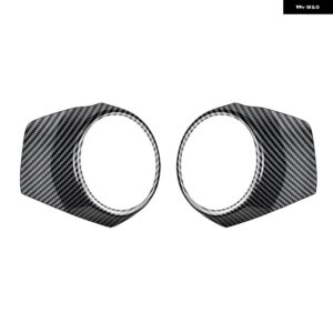 カー エアコン アウトレット ベントカバー フレーム 2024 2025 トヨタ プラド ランドクルーザー LC250 RHD インテリア アクセサリー - CARBON