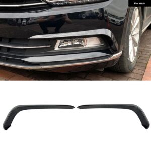 フォルクスワーゲン VW パサート B8 ヴァリアント 2016 2017 2018-2020 フォグ フロントライト フレーム カバー トリム レーシング ステッカー グリル - Carbon fiber texture