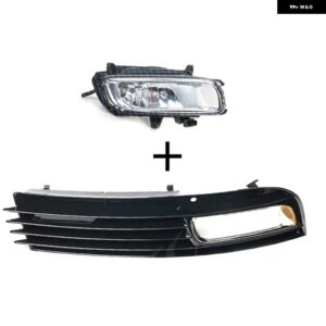 車用 フォグランプ アウディ A8 A8L D3 2008-2010 グリル フロント バンパー フォグランプ フレーム グリル カーアクセサリー 4E0807681AN 4E0807682AN - Left