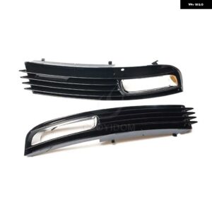 車用 フォグランプ アウディ A8 A8L D3 2008-2010 グリル フロント バンパー フォグランプ フレーム グリル カーアクセサリー 4E0807681AN 4E0807682AN - Left and Right