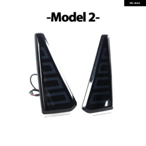 2個 車用点滅LED リフレクター ランプ リア フォグランプ バンパー ライト ブレーキ ハザード灯 トヨタ ノア ヴォクシー 80系 - Model 2