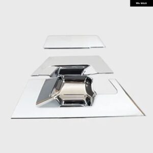 車用 ABS クロームハンドル カバー ドアハンドル アウター ボウル トリム トヨタ CHR C-HR 2021 2016 - 20 - Rear Door Silver