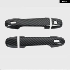 車用 ABS クロームハンドル カバー ドアハンドル アウター ボウル トリム トヨタ CHR C-HR 2021 2016 - 20 - Handle Carbon Fiber