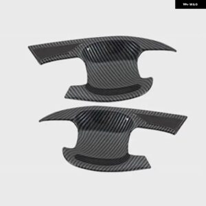 車用 ABS クロームハンドル カバー ドアハンドル アウター ボウル トリム トヨタ CHR C-HR 2021 2016 - 20 - Bowl Carbon Fiber