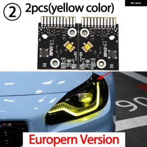 レモンイエロー バラスト 63117263051 ヘッドライト LED インサートボードチップ BMW G87 G42 M2 G87 218I 220I 230I M240I 220D - 2.Euro Version