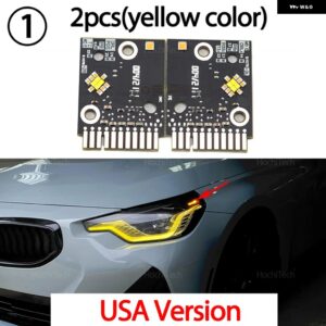 レモンイエロー バラスト 63117263051 ヘッドライト LED インサートボードチップ BMW G87 G42 M2 G87 218I 220I 230I M240I 220D - 1.USA Version