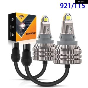 6000LM クールホワイト LED 電球 車用バックアップブレーキ 電球 1156/1157/921/T15 B2シリーズ - 921 T15